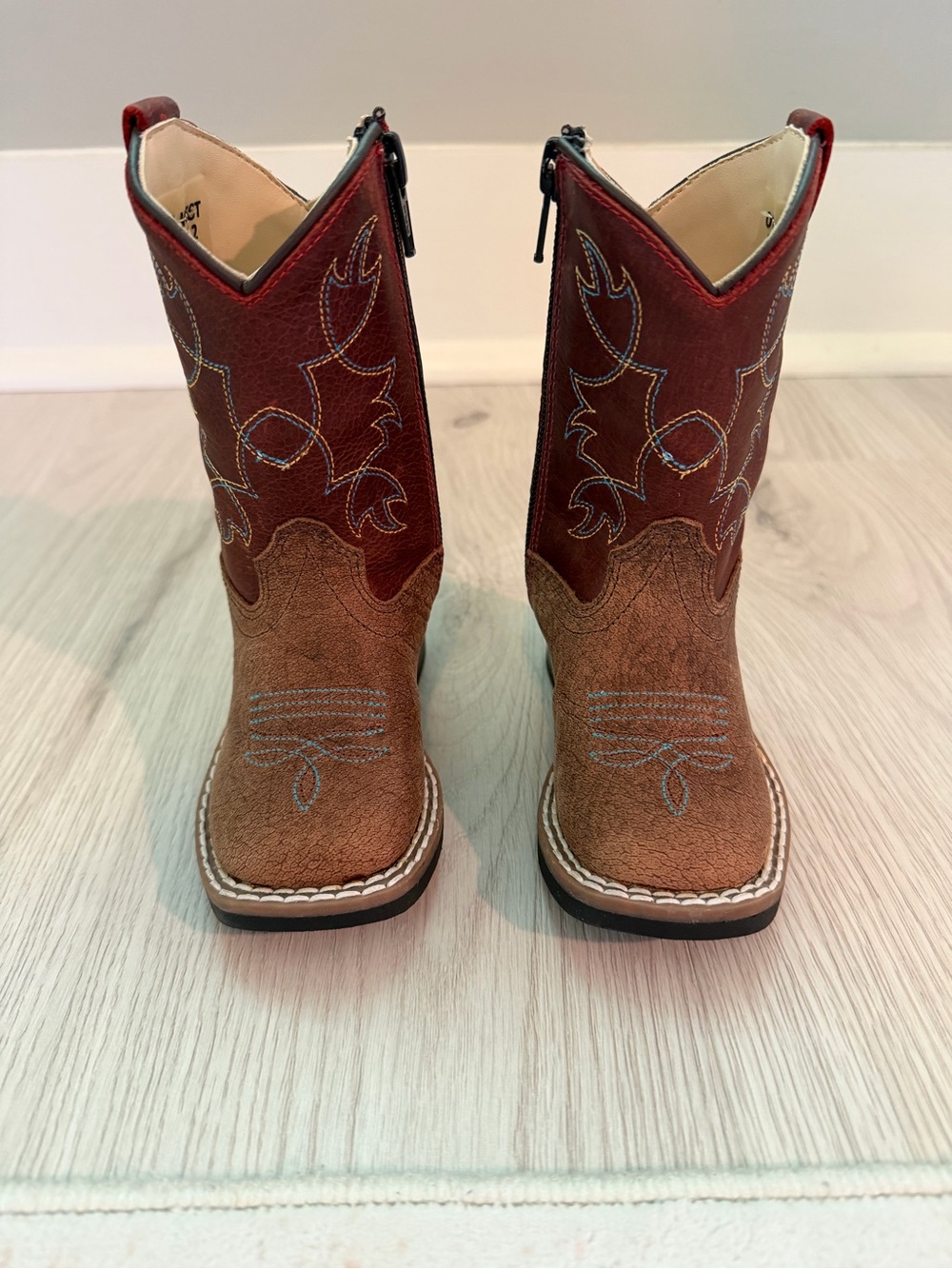 Like New Old West Toddler Cowboy Boots Size 4